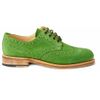 Oliver Spencer Country Suede Wingtip Brogues in Green for Men - Lyst