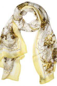 Roberto Cavalli Submarine Print Silk Chiffon - Lyst