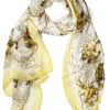 Roberto Cavalli Submarine Print Silk Chiffon in Yellow - Lyst