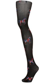 Topshop Union Jack Horse Tights By Jonathan Aston - Lyst