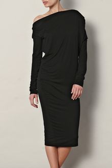 Vivienne Westwood Anglomania Toga Drape Jersey Dress - Lyst