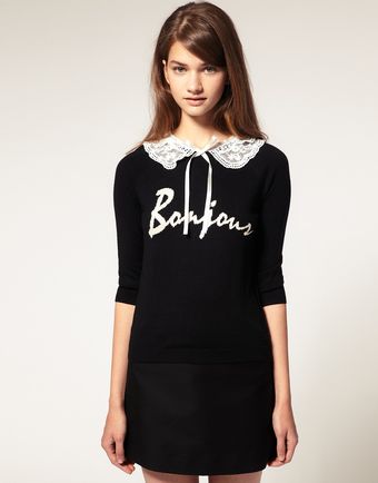 ASOS Collection Asos Double Layer Lace Collar - Lyst