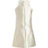 Balenciaga Combo Dress in Gold (white) - Lyst