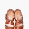 Carven Cognac Leather Sandals in Brown for Men (cognac) - Lyst