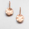 Ippolita 18k Gold Sterling Silver Hammered Disc Earrings in Pink (rose) - Lyst