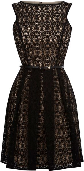 Oasis Lace Cut Out Dress - Lyst