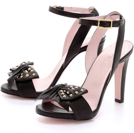 studded sandals heels valentino