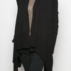 Rick Owens Classic Drape Cardigan in Black - Lyst