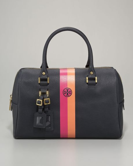 Tory Burch Roslyn Satchel in Blue (parisian blue mlt) - Lyst