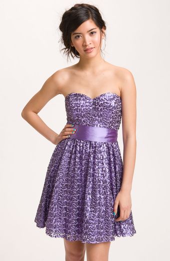 Way-in Sequined Party Dress - Lyst