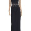 Badgley Mischka Beadembellished Crepe Gown in Blue - Lyst