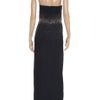 Badgley Mischka Beadembellished Crepe Gown in Blue - Lyst