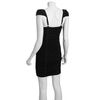 Bcbgmaxazria Black Tulle Princess Shirred Dress in Black - Lyst