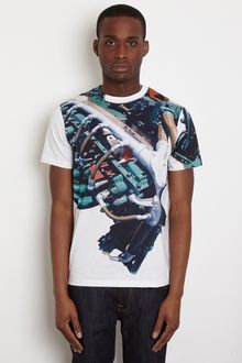 Christopher Kane Christopher Kane Mens White Engine Tshirt - Lyst