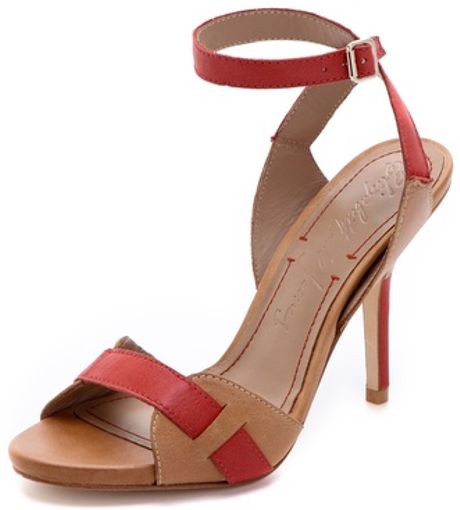 Elizabeth And James Tara High Heel Sandals in Beige (nude) - Lyst