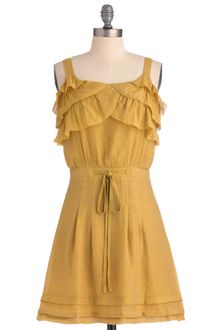 ModCloth Youre Goldenrod Dress - Lyst