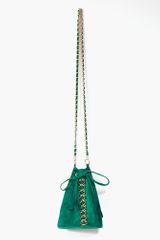 Nasty Gal Pierced Bucket Bag Jade