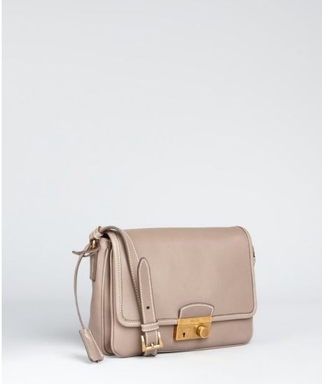 Prada Clay Calfskin City Crossbody Bag in Beige (clay) - Lyst