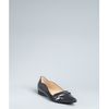 Tod's Charcoal Patent Leather Audrey Cutout Flats in Blue (charcoal) - Lyst
