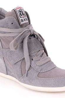 Ash Ash Cool Grey Wedge Hi Top Trainer - Lyst