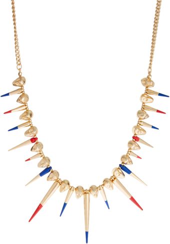  Asos Skull Dipped Spike Collar Necklace 