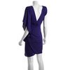 Bcbgmaxazria Persian Blue Jersey Rose Lace Embellished Asymmetrical Dress in Blue - Lyst