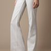 Burberry Borough White Flared Jeans in White - Lyst