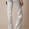 Burberry Borough White Flared Jeans in White - Lyst