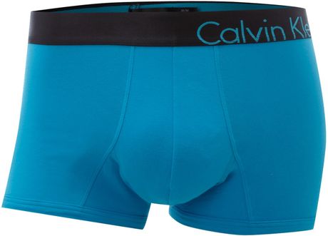 Calvin Klein Bold Underwear Trunk in Blue for Men - Lyst