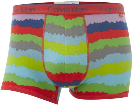 Calvin Klein Stripe Underwear Trunk in Multicolor for Men (multi-coloured) - Lyst