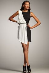 Elizabeth And James Sadie Two-tone Dress