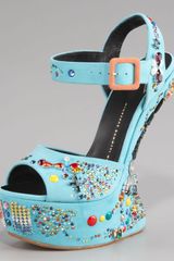 Giuseppe Zanotti No Heel Crystal-studded Sandal