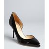 Gucci Black Patent Leather Dorsay Heels in Black - Lyst