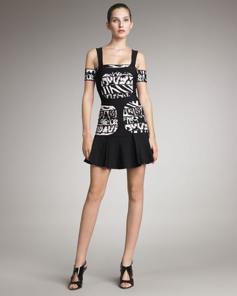 Hervé Léger Off-the-shoulder Bandage Dress - Lyst