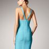 Hervé Léger Sleeveless Bandage Dress, Peacock in Blue (peacock) - Lyst