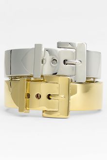 Juicy Couture Sophisticated Lady Wide Buckle Bangle - Lyst