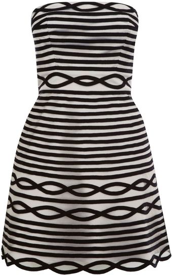 Karen Millen Ribbon Applique Prom Dress - Lyst