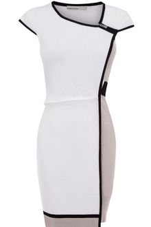 Karen Millen Colour Contrast Knit - Lyst