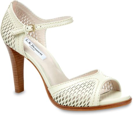 Lk Bennett Presley Sandal in White - Lyst