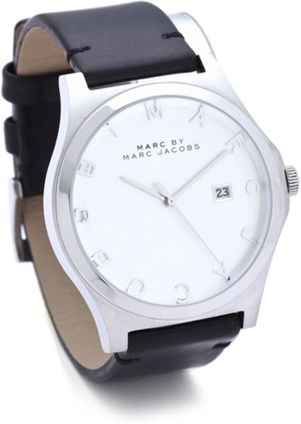 Marc By Marc Jacobs Ladies Henry Watch in Silver - Lyst