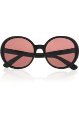Miu Miu Oversized Roundframe Acetate Sunglasses