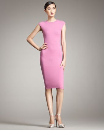  Cashmere Cap-sleeve Dress 