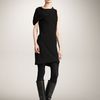 Rick Owens Draped Shoulder Top in Black - Lyst