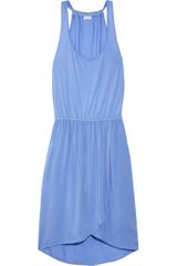 Splendid Jersey and Voile Tank Dress