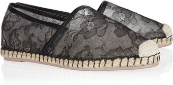  Leather and Lace Espadrilles 