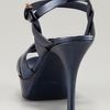 Yves Saint Laurent Tribute Tstrap Platform Sandal in Blue (navy) - Lyst