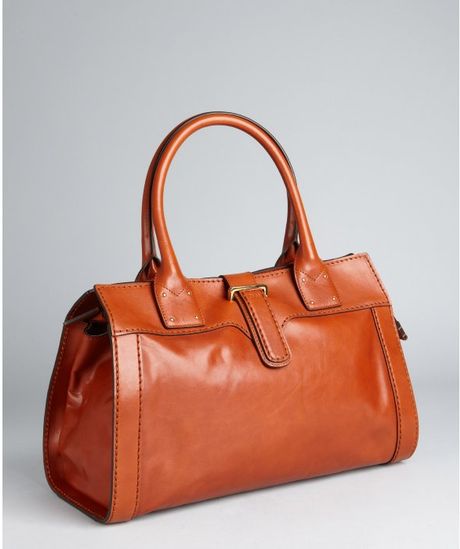 Chloé Mahogany Leather Diane Medium Shoulder Bag in Brown (mahogany) - Lyst