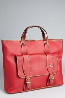Chloé Red Leather Susan Large Tote - Lyst