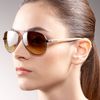 D&g Metalrim Aviators in Silver (gunmetal) - Lyst