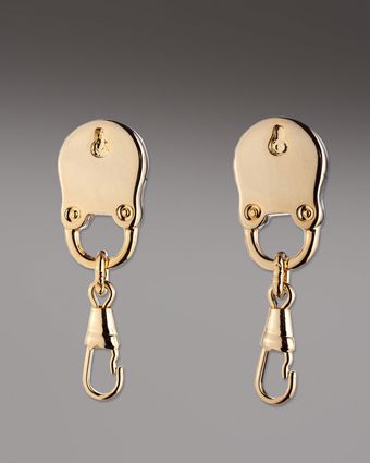 Eddie Borgo Padlock Stud Earrings - Lyst
